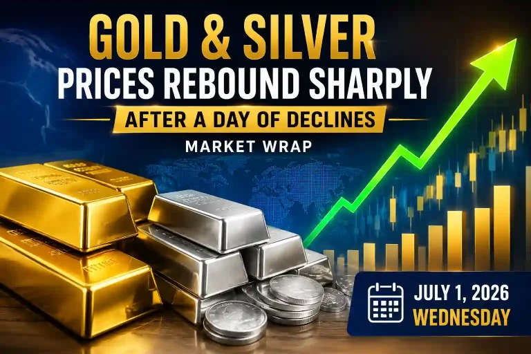 Gold & Silver Prices Surge After Day-Long Decline