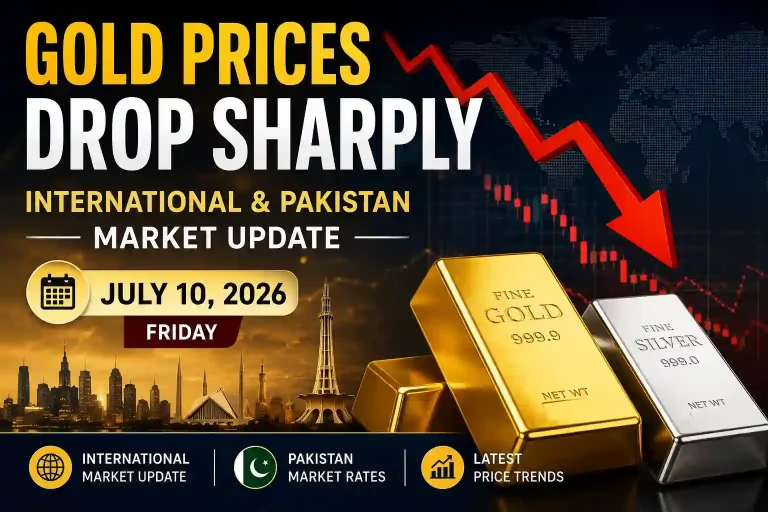 Gold Prices Fall Sharply Again – July 10, 2026 Market Update