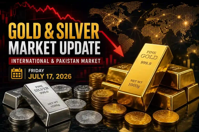 Gold Prices Recover Slightly as Silver Remains Under Pressure – July 17, 2026