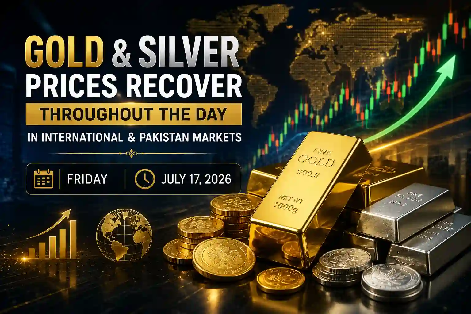 Gold Prices End Higher After Weak Start | Full Market Summary – July 17, 2026