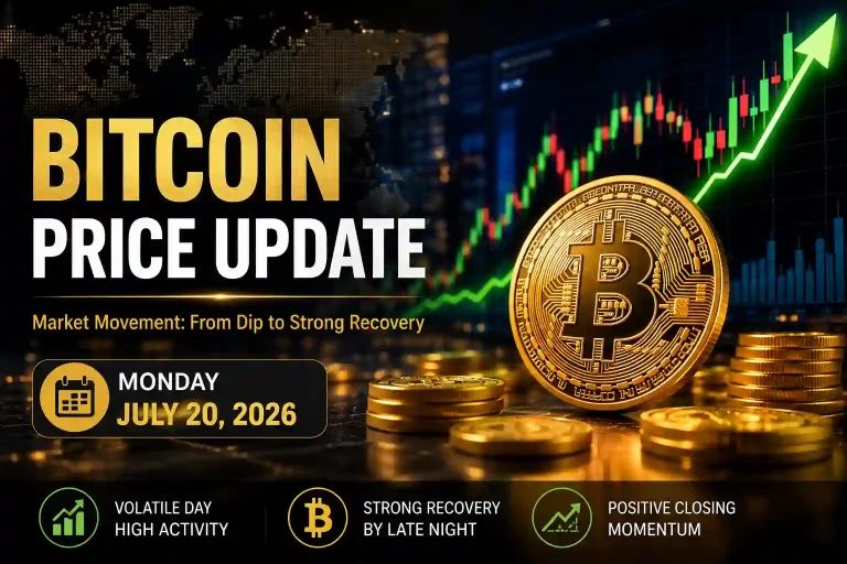 Bitcoin Price Today – July 20, 2026: International & Pakistan Market Update