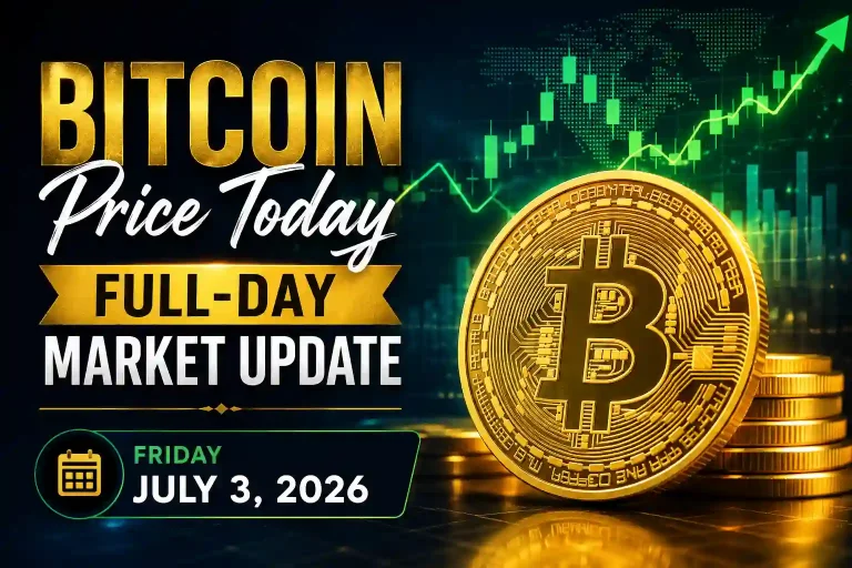 Bitcoin Price Today – Full-Day Market Update