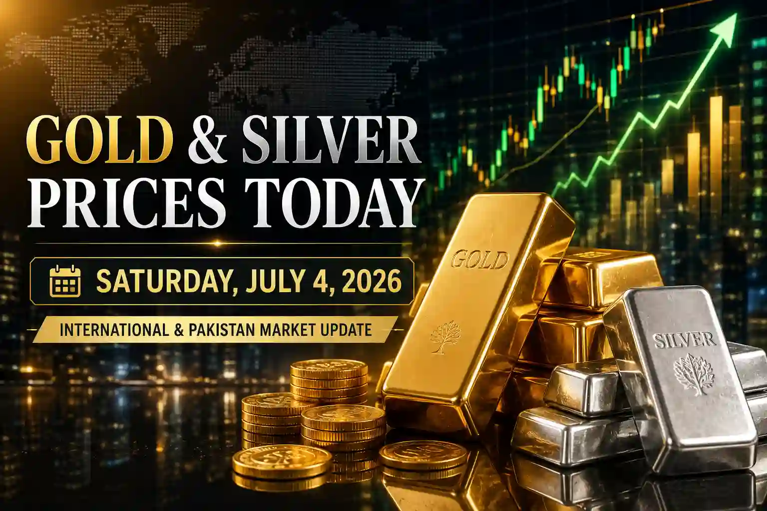 Gold & Silver Prices Surge Today – July 4, 2026 Market Update