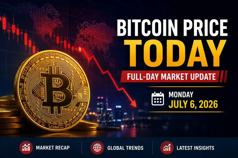Bitcoin Price Today – Full-Day Market Update | Monday, July 6, 2026