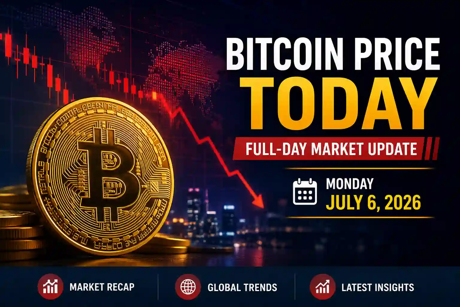 Bitcoin Price Today – Full-Day Market Update | Monday, July 6, 2026