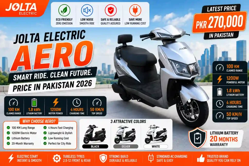 Jolta Electric Aero Price in Pakistan