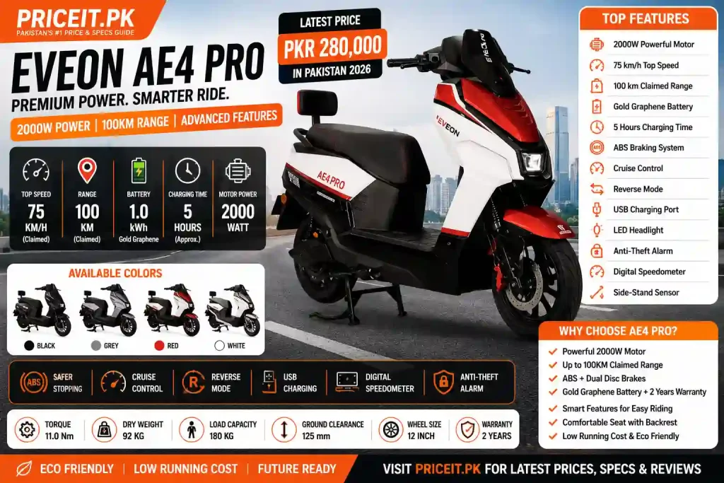 Eveon AE4 Pro Price in Pakistan
